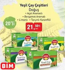 DOĞUŞ YEŞİL ÇAY ÇEŞİTLERİ